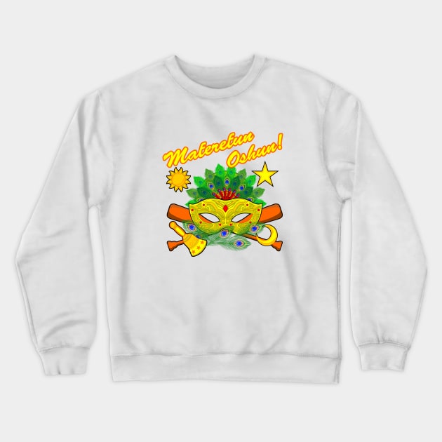 Maferefun Oshun Crewneck Sweatshirt by Korvus78